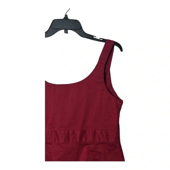 0383W. GAP SLEEVELESS SUMMER TOP THICK STRAPS SIZE LARGE MAROON IN COLOR SIZE LG - Picture 7 of 9